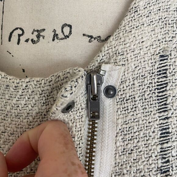 We The Free Tweed Raw Hem Jacket Feminine Work Office Professional Wear - Picture 15 of 15